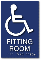 Fitting and Dressing Room ADA Signage from ADA Sign Depot