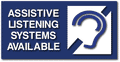 Assistive Listening Systems Available ADA Signs - 12" x 6" thumbnail