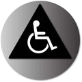 Title 24 Unisex Restroom Door Sign with Wheelchair Symbol thumbnail