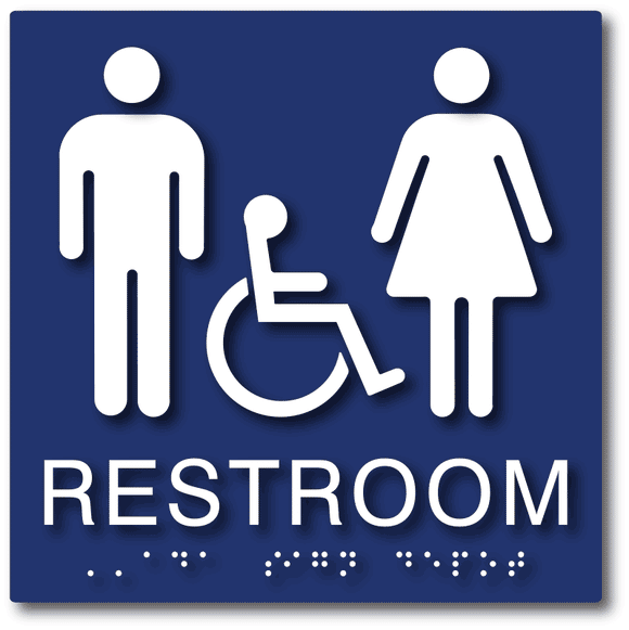Restroom / Bathroom ADA Signs