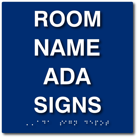 Room Name ADA Signs from ADA Sign Depot