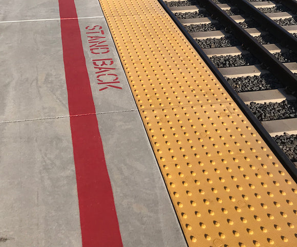 Replaceable ADA Truncated Domes for Wet Concrete from ADA Sign Depot