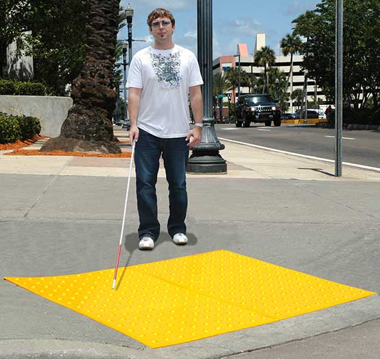 Rectangular Ada Truncated Domes, ADA Pads and Tactile Paving Tiles – ADA Sign Depot
