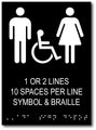 Custom ADA Signs with Tactile Text, Symbols, Braille - Up to 8" x 11" thumbnail
