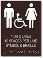 Custom ADA Signs with Tactile Text, Symbols, Braille - Up to 8" x 11" thumbnail