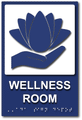 ADA Compliant Wellness Room Sign - 6" x 9" thumbnail