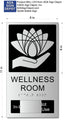 ADA Compliant Wellness Room Sign - 6" x 9" thumbnail