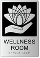 ADA Compliant Wellness Room Sign - 6" x 9" thumbnail