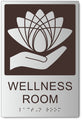 ADA Compliant Wellness Room Sign - 6" x 9" thumbnail