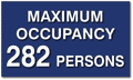 Maximum Occupancy of Room ADA Signs - 12"x7" thumbnail