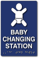 Baby Changing Station ADA Signs - 6x9 thumbnail