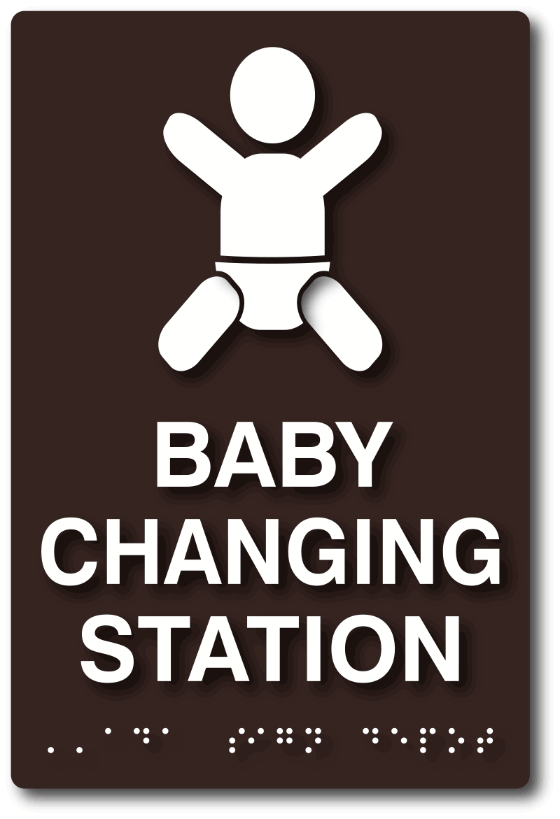 ADA Compliant Diaper Changing Station Restroom Sign – ADA Sign Depot