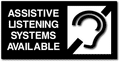 Assistive Listening Systems Available ADA Signs - 12" x 6" thumbnail