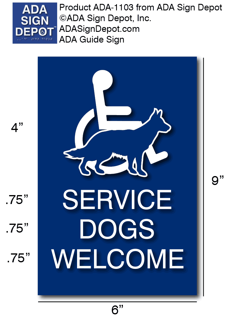 Ada recognized best sale service animals
