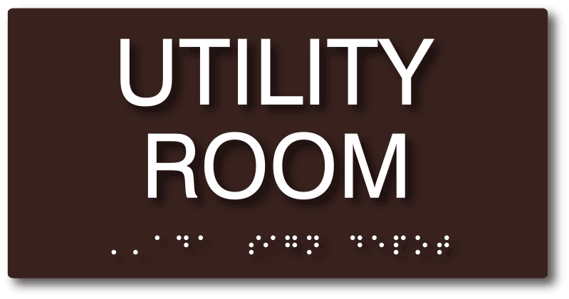 Utility Room ADA Sign - 8