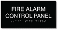 Fire Alarm Control Panel Room ADA Signs - 8" x 4" thumbnail
