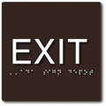 ADA Exit Signs - 6" x 6" - ADA Compliant Exit Sign thumbnail