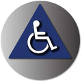 Title 24 Unisex Restroom Door Sign with Wheelchair Symbol thumbnail