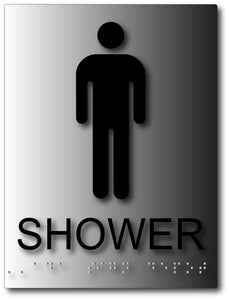 BAL-1054 Mens Shower Sign - Black