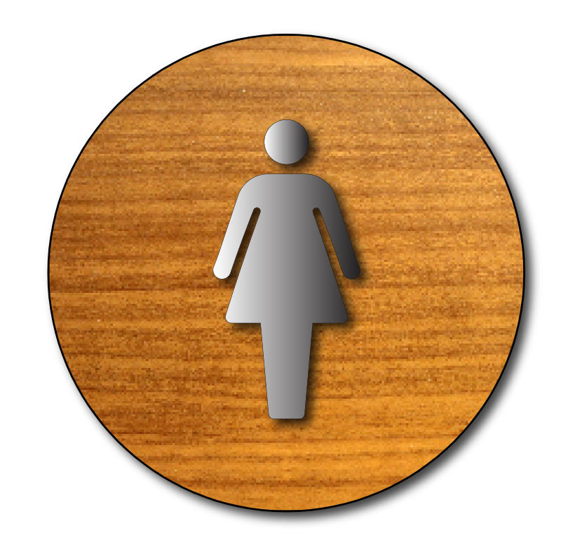 Ladies Only Bathroom Signs