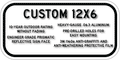 Custom Parking Signs - 12" x 6" - Heavy-Gauge Reflective Aluminum thumbnail
