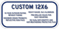 Custom Parking Signs - 12" x 6" - Heavy-Gauge Reflective Aluminum thumbnail