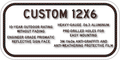 Custom Parking Signs - 12" x 6" - Heavy-Gauge Reflective Aluminum thumbnail