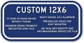 Custom Parking Signs - 12" x 6" - Heavy-Gauge Reflective Aluminum thumbnail