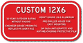 Custom Parking Signs - 12" x 6" - Heavy-Gauge Reflective Aluminum thumbnail