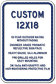Custom Parking Signs - 12" x 18" - Heavy-Gauge Reflective Aluminum thumbnail