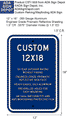 Custom Parking Signs - 12" x 18" - Heavy-Gauge Reflective Aluminum thumbnail