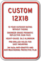 Custom Parking Signs - 12" x 18" - Heavy-Gauge Reflective Aluminum thumbnail