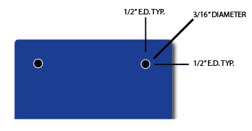 HDW-1010 Order ADA Signs with Pre-Drilled Holes for Mounting specifications