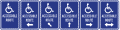 Accessible Route ADA Guide Signs - 12" x 18" - Choose Arrow Direction thumbnail