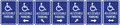 Accessible Parking ADA Guide Sign - 12" x 18" - Optional Arrow thumbnail