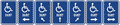 Wheelchair Ramp ADA Guide Sign - 12x18 - Choose Arrow Direction thumbnail