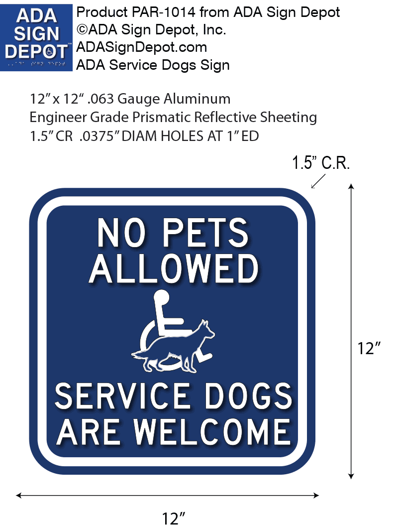 Except Dogs Sign No Dogs Allowed Signs Except Guide Dogs