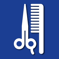 Barber Shop and Beauty Salon Symbol Signs