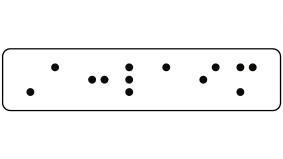 Braille Labels - ADA Compliant Grade 2 Domed Braille Strips