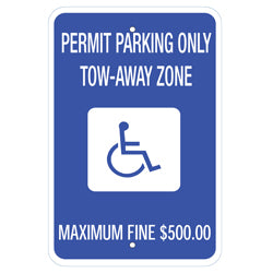 PAR-1034 Georgia State Handicapped Parking Sign