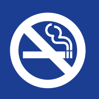 Designated No Smoking Area Symbol Signs