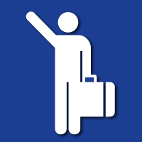 Airport Passenger Flight Arrival Symbol Signs