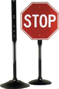 HDW-1009 Cast-Iron Portable Sign Base and Stand for Parking Lot Signs
