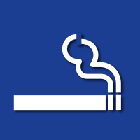 Designated Smoking Area / Smoking Allowed Symbol Signs