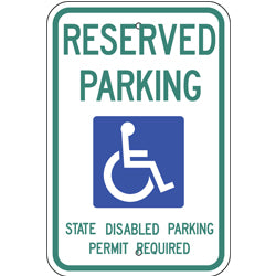 PAR-1047 Official Washington State Handicapped Parking Sign